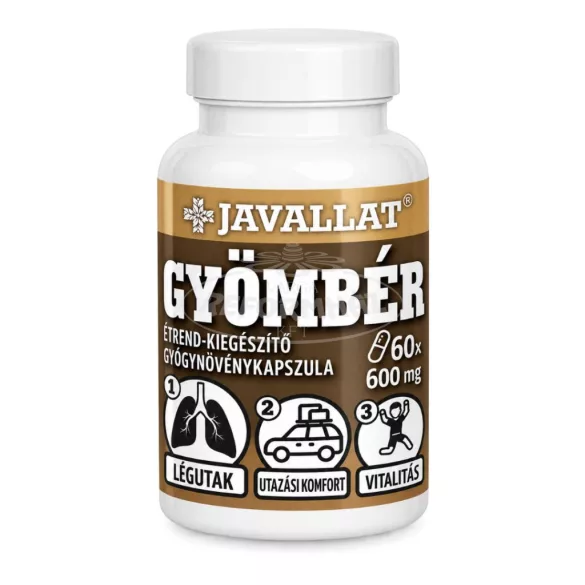 Javallat gyömbér kapszula 60x