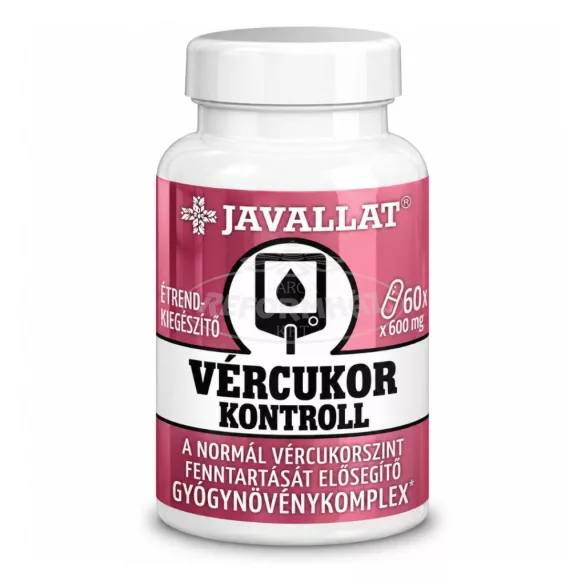 Javallat komplex vércukor kontroll kapszula 60x