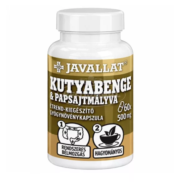 Javallat kutyabenge kéreg& papsajtmályva kapszula 60x