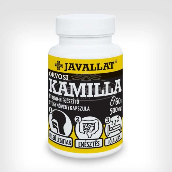 Javallat orvosi kamilla virágzat kapszula 60x
