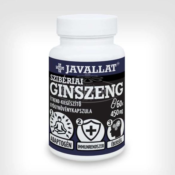 Javallat szibériai ginzeng gyökér kapszula 60x