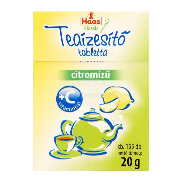Haas teaízesítő tabletta 20g