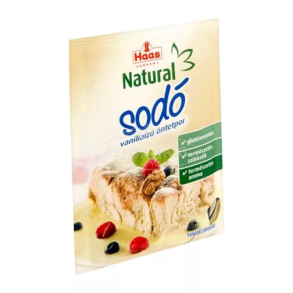 Haas Natural vanília sodó öntetpor 15g