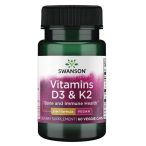 Swanson D3+K2 vitamin kapszula 500mg 60x
