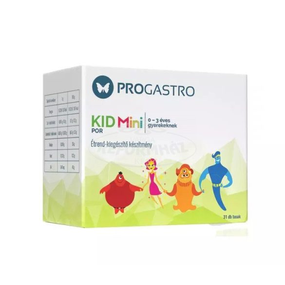ProGastro KID mini élőflórát tartalmazó étrendkiegészítő 31db