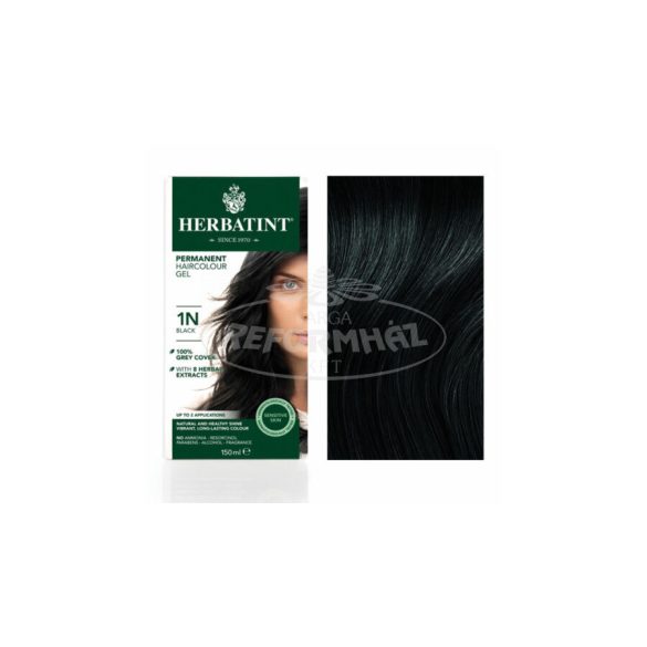Herbatint 1N fekete hajfesték 150ml