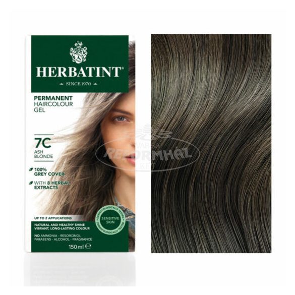 Herbatint 7C hamvas szőke hajfesték 150ml