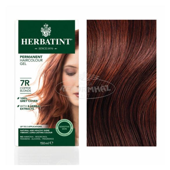 Herbatint 7R réz szőke hajfesték 150ml