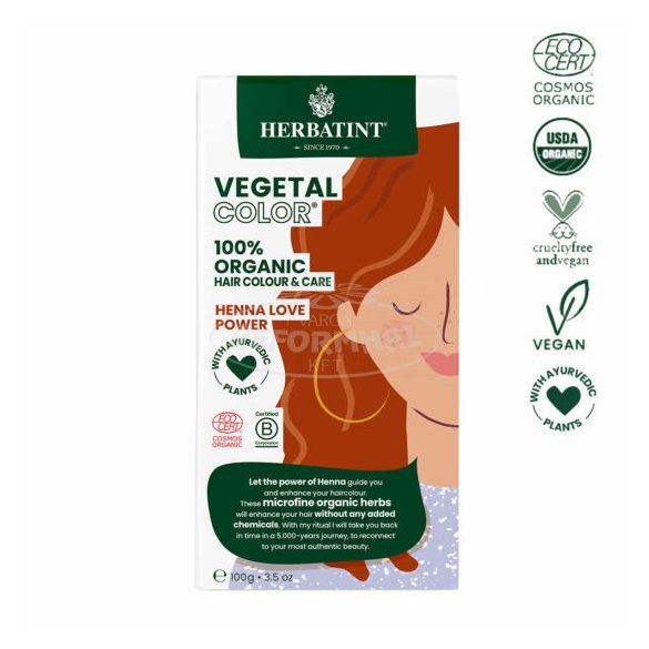 Herbatint Vegetal Color Henna Love 2x50g 100g
