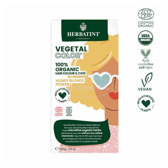 Herbatint Vegetal Color Honey Blonde 2x50g 100g