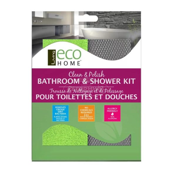Ecohome fürdőszobai és konyhai takarítókendő 89g