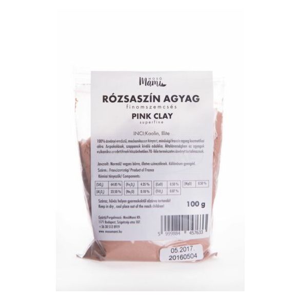 MosóMami Rózsaszín agyag 100g