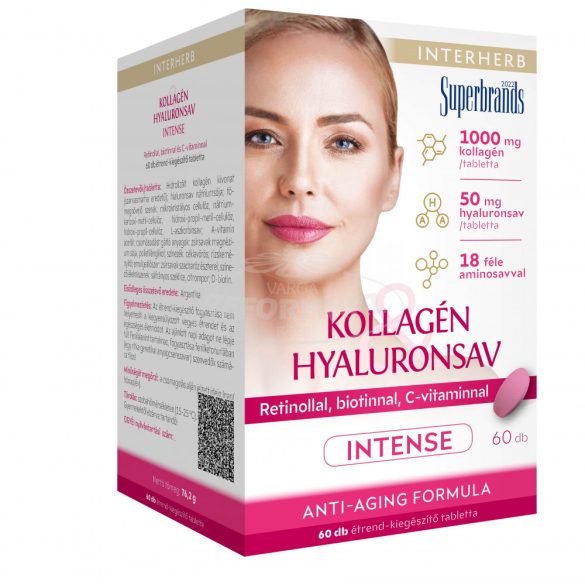 Interherb Kollagén Hyaluronsav szépségformula INTENSE 60x