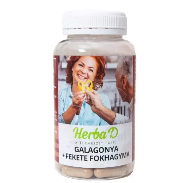 Herba-D Galagonya+Fekete fokhagyma kapszula 30x