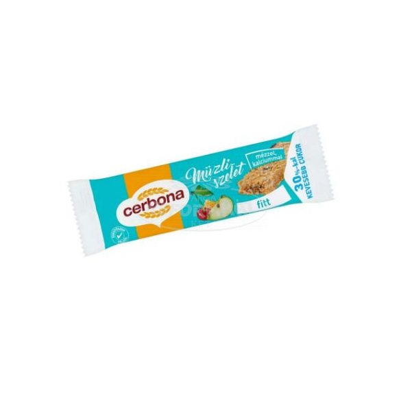 Cerbona Fitt müzliszelet cukor nélkül 20g