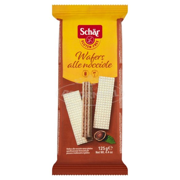 Schar gluténmentes Wafer mogyorós ostya 125g