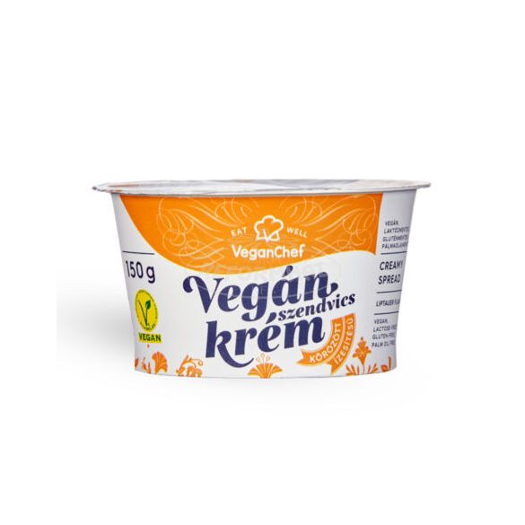 Veganchef kenhető növényi krém körözött ízesítéssel 150g