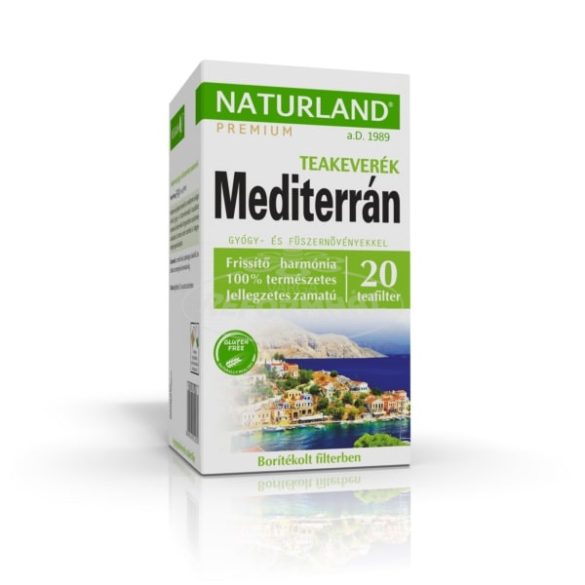 Naturland Mediterrán gyógy-és fűszernövény teakeverék 20x