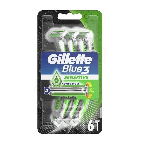 Gillette borotva eldobható blue3 sensitive 1db
