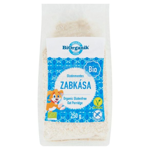 Biorganik bio gluténmentes instant zabkása 250g