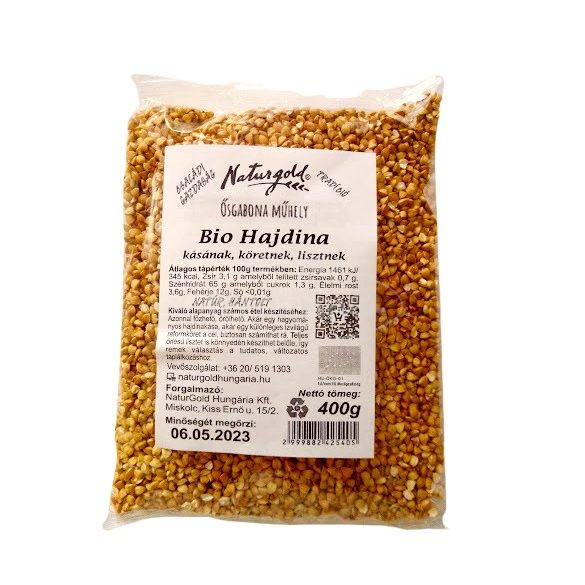 Naturgold bio hajdina kásának,köretnek,lisztnek 400g