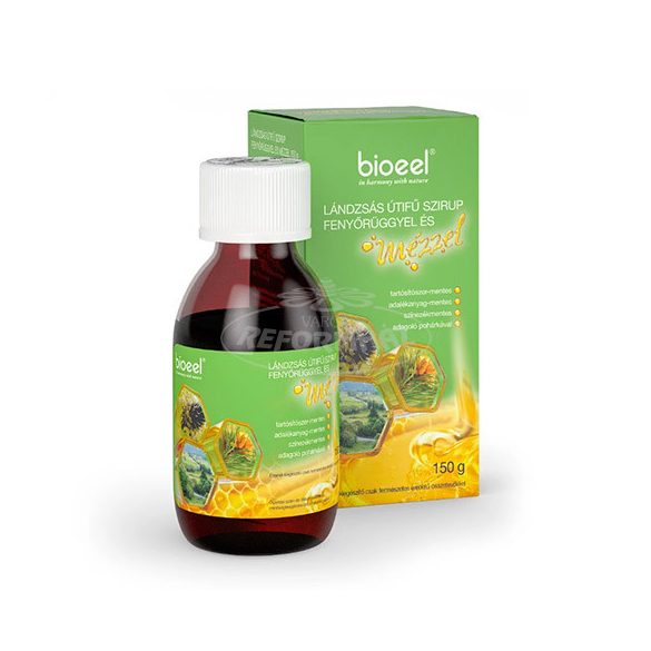Bioeel Lándzsás útifű szirup fenyőrüggyel,mézzel 150g