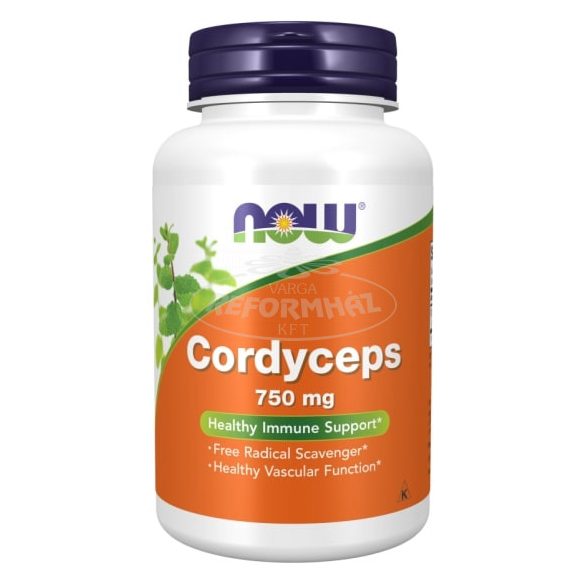 Now Cordyceps 750mg vegán kapszula 90x