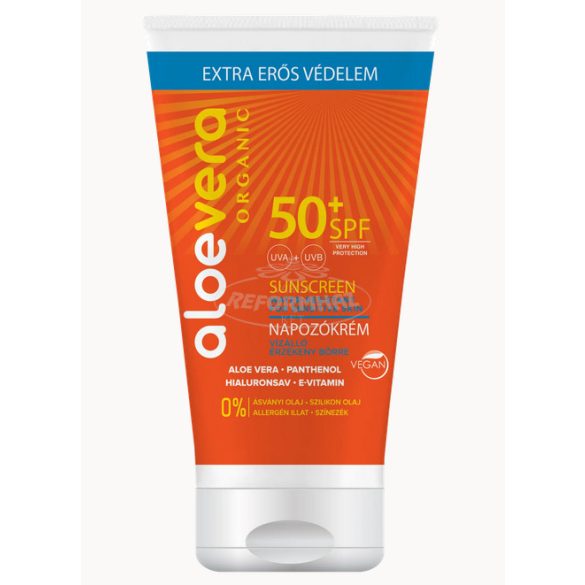 Alveola eredeti aloe vera SPF50 napozókrém arc/test 150ml
