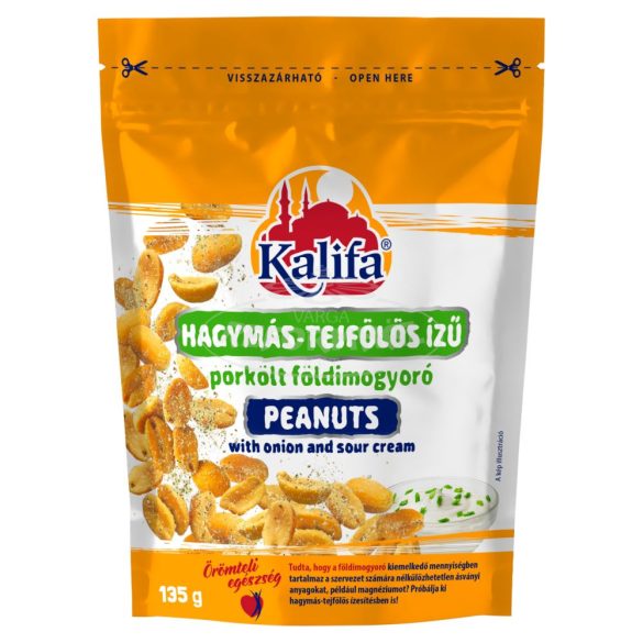 Kalifa földimogyoró hagymás-tejfölös 135g