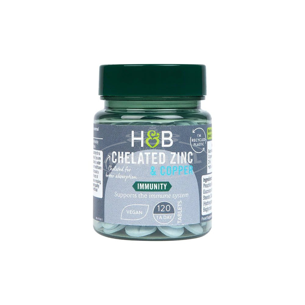 Holland and Barrett Cink 15mg+réz tabletta 120x reformhaz.