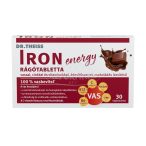 Dr Theiss Iron energy rágótabletta csokoládés 30x