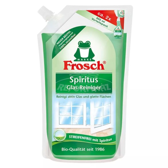 Frosch ablaktisztító spirituszos utántöltő 950ml