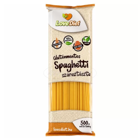 Love Diet gluténmentes tészta Spagetti 500g