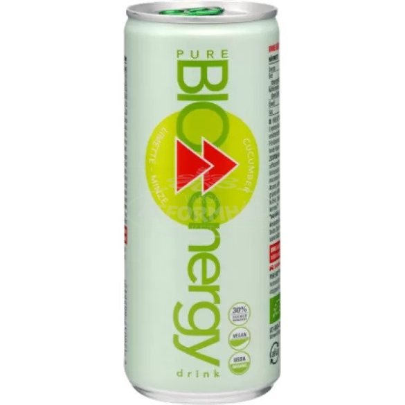 Pure bio uborka-lime-menta energiaital 250ml 250ml