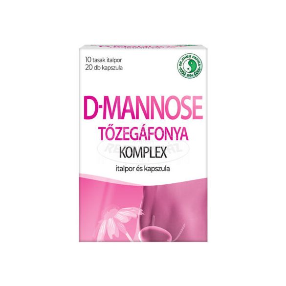 Dr.Chen D-Mannose tőzegáfonya komplex italpor+kapszula 30db