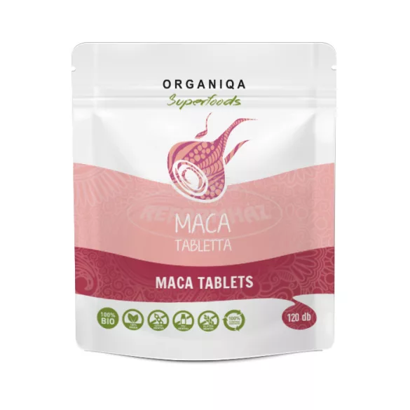 Organiqa bio maca tabletta 60g 120x