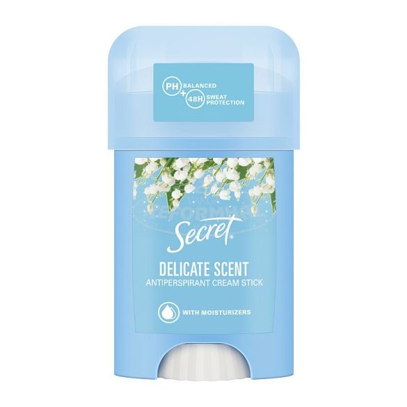 Secret krémdezodor Delicate Scent stift 40ml