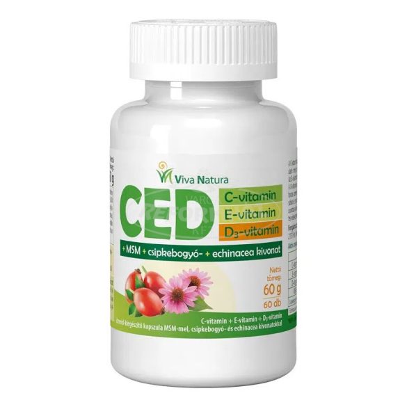 Viva Natura CED C-vitamin+E+D3+MSM 60x