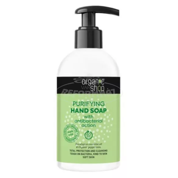 Organic Shop folyékony szappan eukaliptuszolaj+borsmenta 500ml
