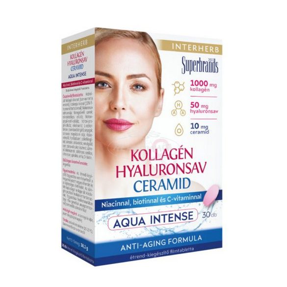Interherb Kollagén Hyaluronsav Ceramid szépségformula 30x