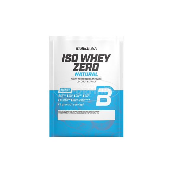 Biotech Usa Iso Whey Zero lactose free natural kókusz 25g