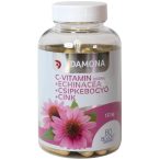 Damona C-vitamin 1000mg +Echinacea +csipkebogyó +cink 80x