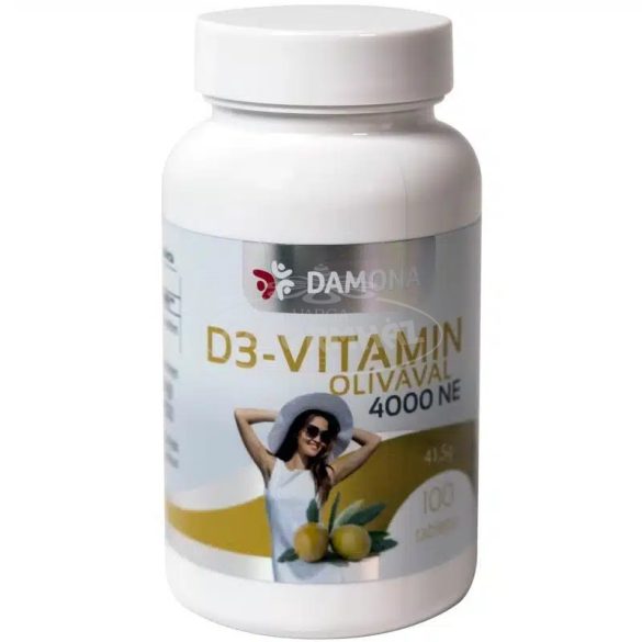 Damona D3 vitamin 4000NE olívával tabletta 100x