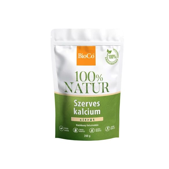 BioCo 100% Natur szerves kalcium tasakos por 200g