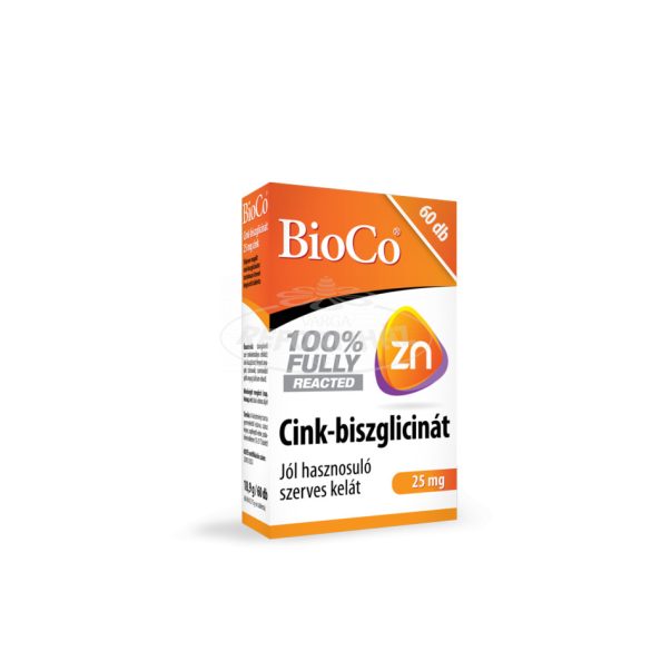 BioCo Cink-biszglicinát 25mg tabletta 60x