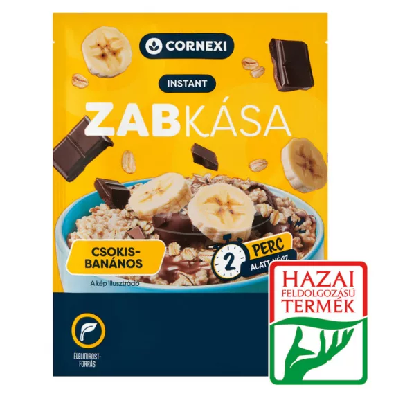 Cornexi zabkása banánnal+csokoládéval 55g