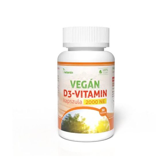 Netamin vegán D3-vitamin kapszula 30x