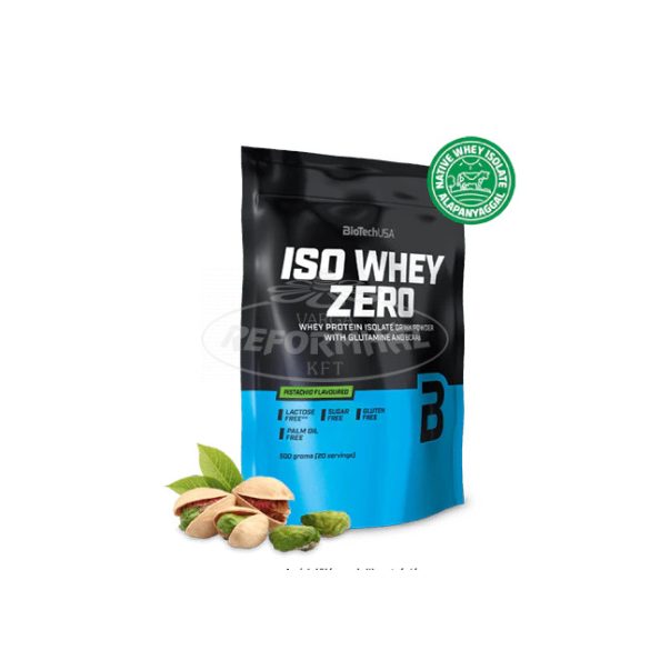 Biotech Usa Iso Whey Zero Pisztácia izű fehérjepor 500g