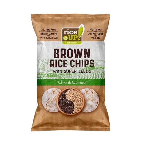 Rice up Chips Chia és Quinoa ízű 60g