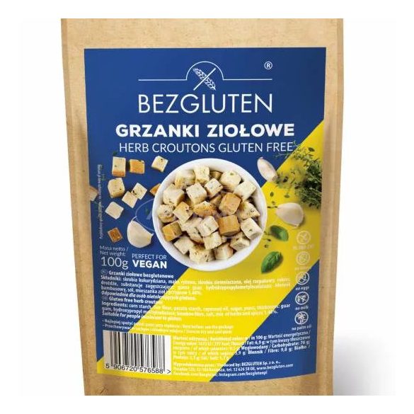 Bezgluten gluténmentes kruton 100g